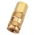 Milton Industries Coupler Body, 3/8" NPT Female Threads, V Style, Carded S766